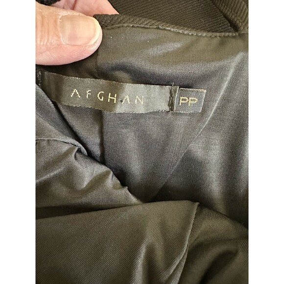 Sassy Stretchy Bodycon Strappy Little Black Dress Size PP Mesh Side Panel Detail - Picture 10 of 13